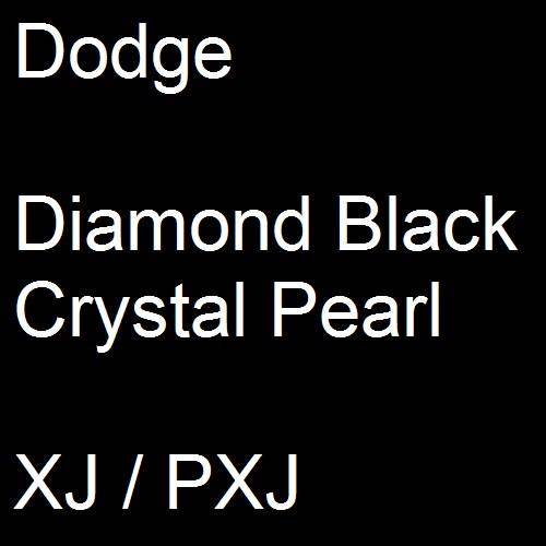 Dodge, Diamond Black Crystal Pearl, XJ / PXJ.